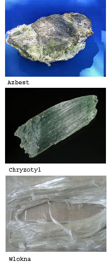 azbest, rodzaj azbestu, włókna azbestu, szkodliwość azbestu